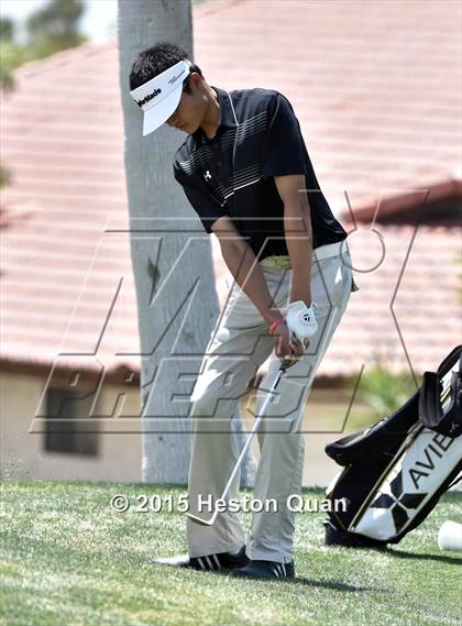 Thumbnail 3 in CIF Southern Section Boys Golf Championships photogallery.