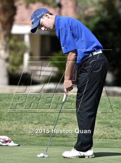 Thumbnail 2 in CIF Southern Section Boys Golf Championships photogallery.