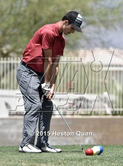Thumbnail 1 in CIF Southern Section Boys Golf Championships photogallery.