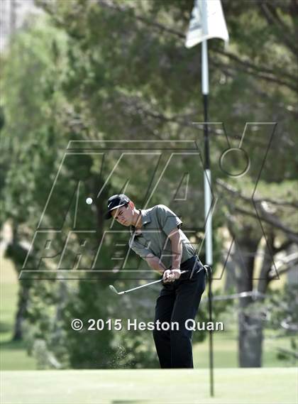 Thumbnail 2 in CIF Southern Section Boys Golf Championships photogallery.