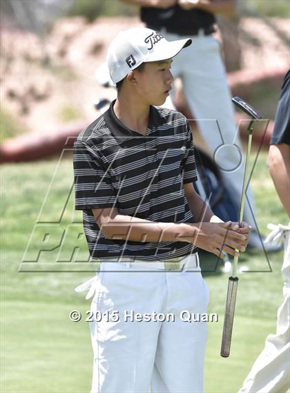Thumbnail 2 in CIF Southern Section Boys Golf Championships photogallery.