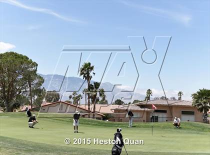 Thumbnail 2 in CIF Southern Section Boys Golf Championships photogallery.