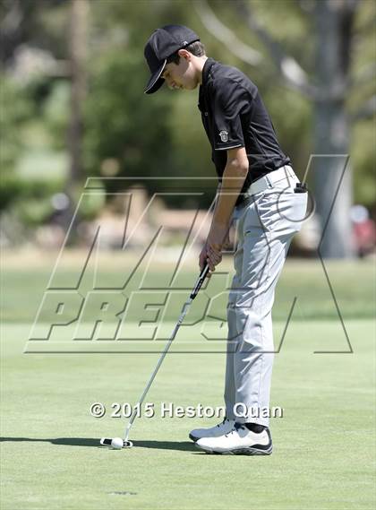 Thumbnail 2 in CIF Southern Section Boys Golf Championships photogallery.