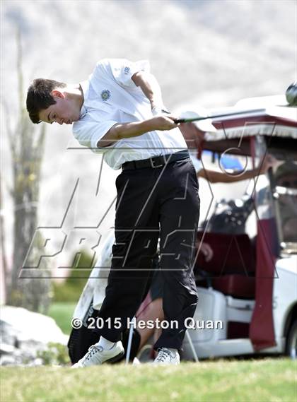 Thumbnail 1 in CIF Southern Section Boys Golf Championships photogallery.