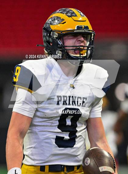 Thumbnail 1 in Prince Avenue Christian vs. Hebron Christian (GHSA Private Championship) photogallery.