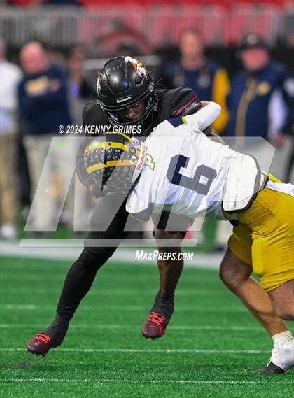Thumbnail 3 in Prince Avenue Christian vs. Hebron Christian (GHSA Private Championship) photogallery.