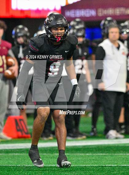 Thumbnail 2 in Prince Avenue Christian vs. Hebron Christian (GHSA Private Championship) photogallery.