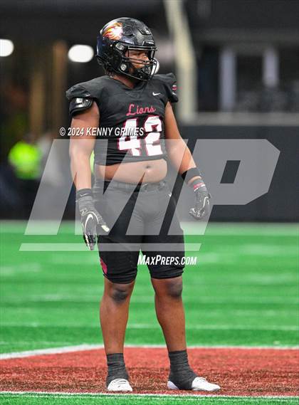 Thumbnail 2 in Prince Avenue Christian vs. Hebron Christian (GHSA Private Championship) photogallery.