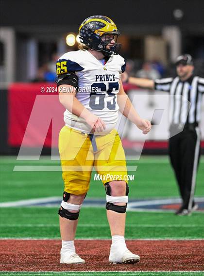 Thumbnail 3 in Prince Avenue Christian vs. Hebron Christian (GHSA Private Championship) photogallery.