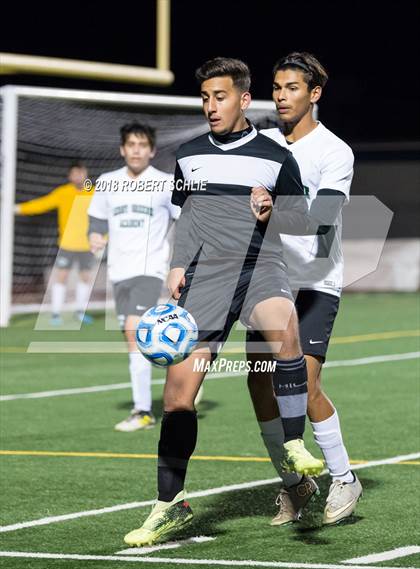 Thumbnail 3 in Leroy Greene Academy vs. Millennium (CIF SJS D7 Final) photogallery.