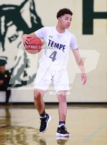 Thumbnail 1 in St. Mary's vs Tempe (Horizon Holiday Hoops Tournament) photogallery.