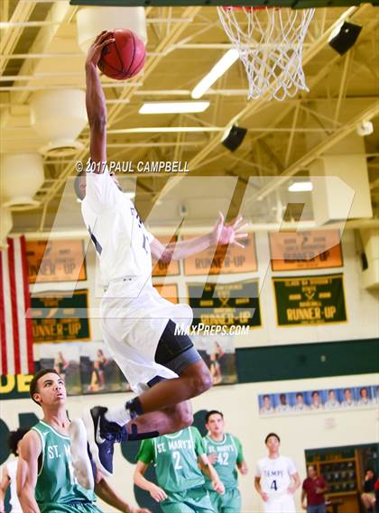 Thumbnail 1 in St. Mary's vs Tempe (Horizon Holiday Hoops Tournament) photogallery.