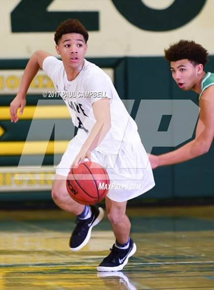 Thumbnail 2 in St. Mary's vs Tempe (Horizon Holiday Hoops Tournament) photogallery.