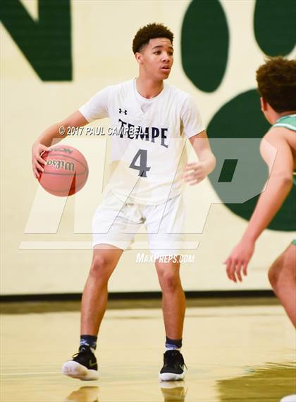 Thumbnail 1 in St. Mary's vs Tempe (Horizon Holiday Hoops Tournament) photogallery.