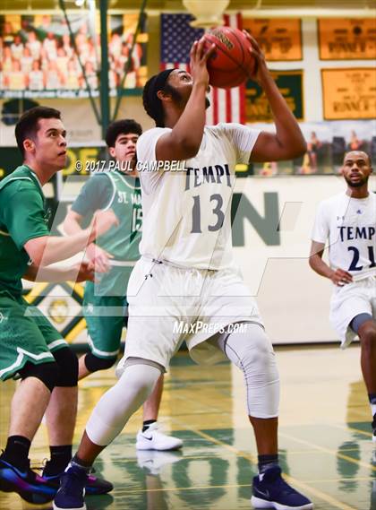 Thumbnail 2 in St. Mary's vs Tempe (Horizon Holiday Hoops Tournament) photogallery.