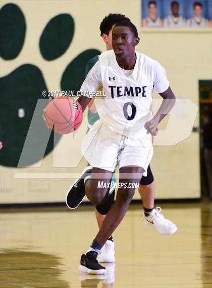 Thumbnail 3 in St. Mary's vs Tempe (Horizon Holiday Hoops Tournament) photogallery.