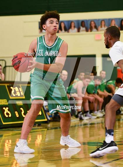 Thumbnail 2 in St. Mary's vs Tempe (Horizon Holiday Hoops Tournament) photogallery.