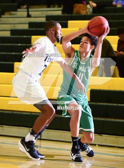 Thumbnail 2 in St. Mary's vs Tempe (Horizon Holiday Hoops Tournament) photogallery.