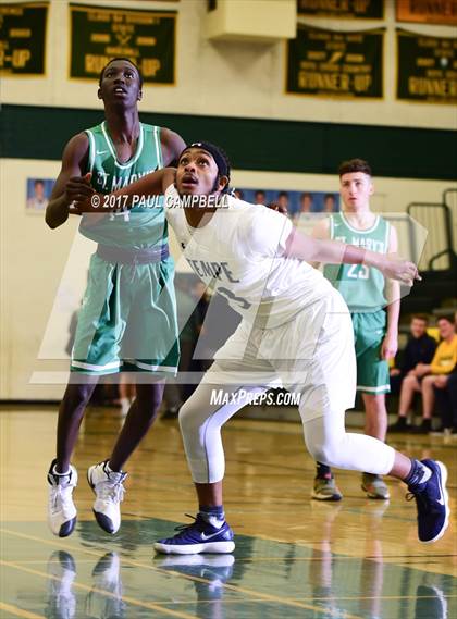 Thumbnail 1 in St. Mary's vs Tempe (Horizon Holiday Hoops Tournament) photogallery.