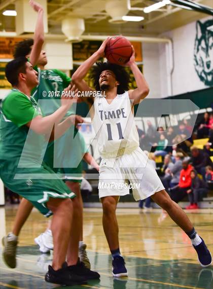 Thumbnail 3 in St. Mary's vs Tempe (Horizon Holiday Hoops Tournament) photogallery.