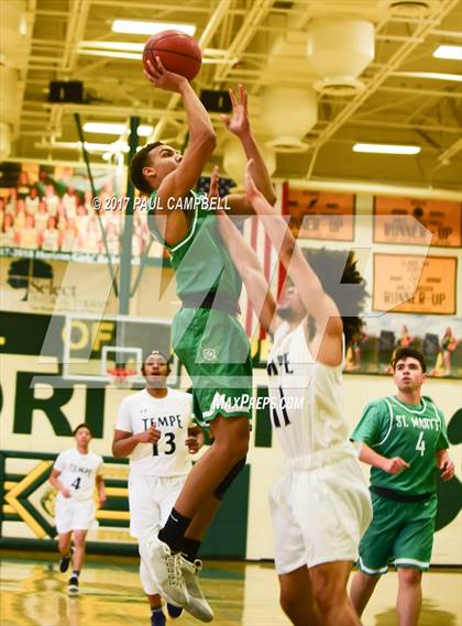 Thumbnail 3 in St. Mary's vs Tempe (Horizon Holiday Hoops Tournament) photogallery.
