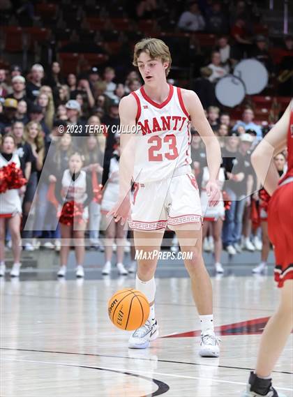 Thumbnail 2 in Manti vs. Grantsville (UHSAA 3A Semifinal) photogallery.