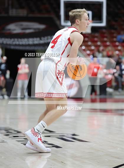 Thumbnail 2 in Manti vs. Grantsville (UHSAA 3A Semifinal) photogallery.