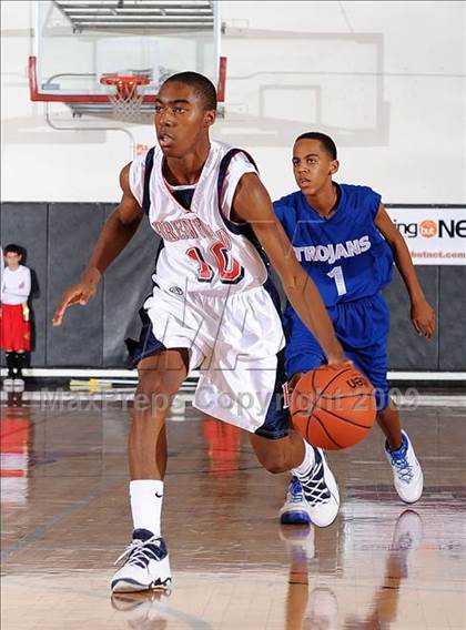 Thumbnail 2 in Lutheran vs. Brentwood (2009 Pangos Dream Classic) photogallery.