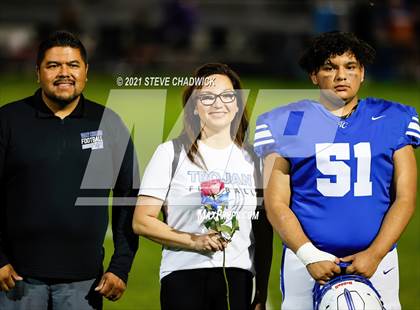 Thumbnail 1 in Arizona College Prep @ Valley Christian (VC Football and Cheerleading Senior Night) photogallery.