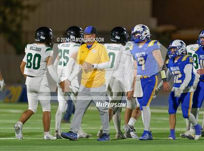 Thumbnail 1 in Virgin Valley vs Moapa Valley (2024 NIAA 3A Southern Semifinals) photogallery.