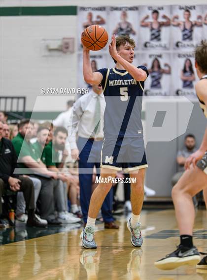 Thumbnail 3 in Middleton @ Eagle (IHSAA 5A District III Round 3) photogallery.