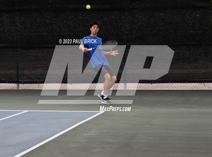 Thumbnail 1 in UIL 5A Tennis Girls and Mixed Doubles Semifinal photogallery.