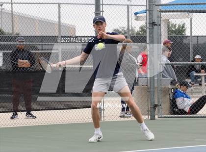 Thumbnail 3 in UIL 5A Tennis Girls and Mixed Doubles Semifinal photogallery.