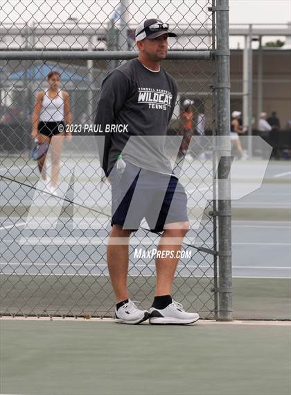 Thumbnail 2 in UIL 5A Tennis Girls and Mixed Doubles Semifinal photogallery.