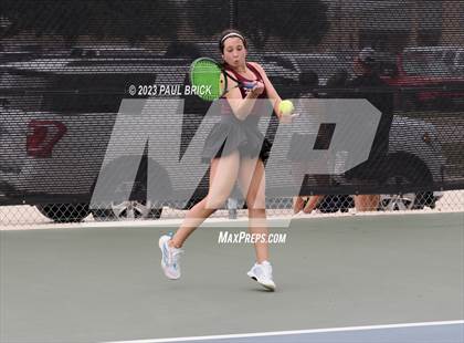 Thumbnail 1 in UIL 5A Tennis Girls and Mixed Doubles Semifinal photogallery.