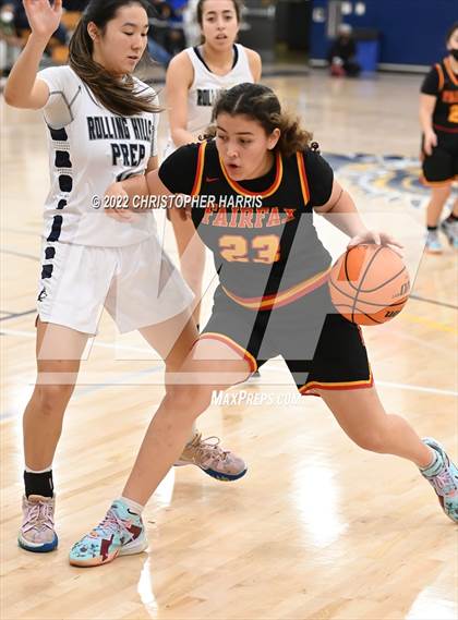 Thumbnail 1 in Rolling Hills Prep vs. Fairfax photogallery.