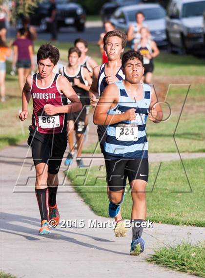 Thumbnail 2 in Modesto Metro Conference Cross County League Meet photogallery.