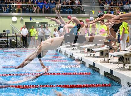 Thumbnail 1 in CHSAA 4A Boys Swimming - State Championship photogallery.