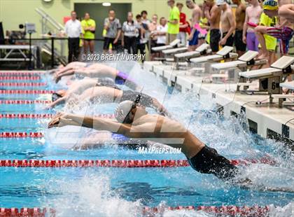 Thumbnail 2 in CHSAA 4A Boys Swimming - State Championship photogallery.