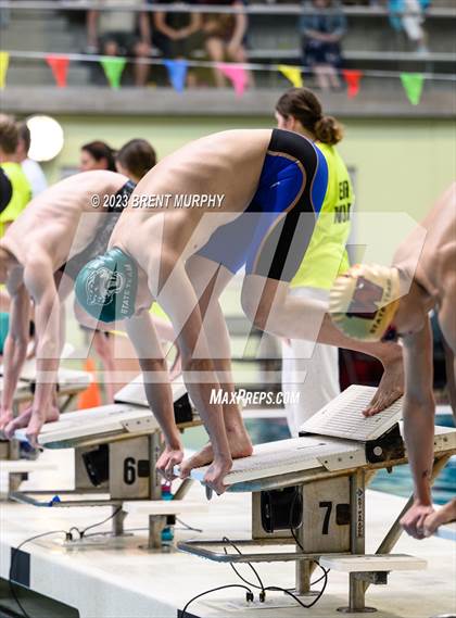 Thumbnail 2 in CHSAA 4A Boys Swimming - State Championship photogallery.