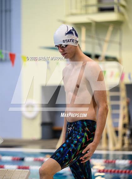 Thumbnail 2 in CHSAA 4A Boys Swimming - State Championship photogallery.