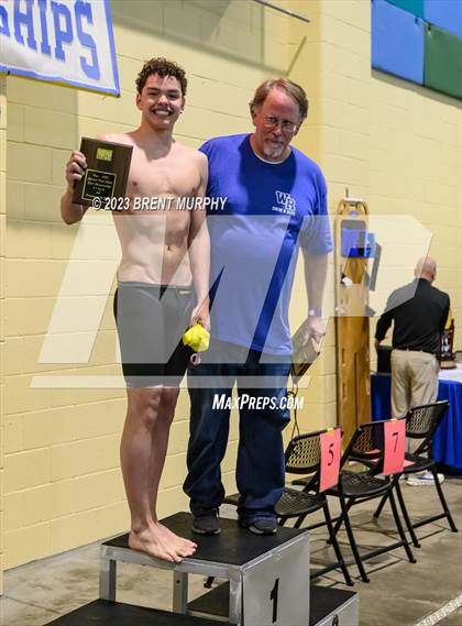 Thumbnail 3 in CHSAA 4A Boys Swimming - State Championship photogallery.