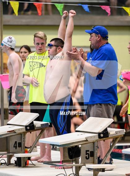 Thumbnail 1 in CHSAA 4A Boys Swimming - State Championship photogallery.
