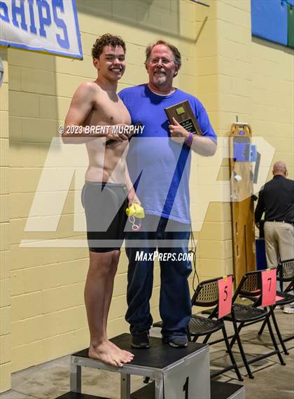Thumbnail 2 in CHSAA 4A Boys Swimming - State Championship photogallery.
