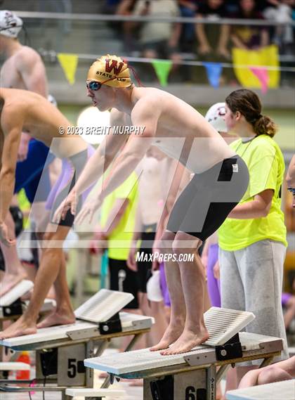 Thumbnail 1 in CHSAA 4A Boys Swimming - State Championship photogallery.