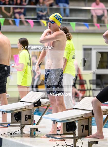 Thumbnail 2 in CHSAA 4A Boys Swimming - State Championship photogallery.