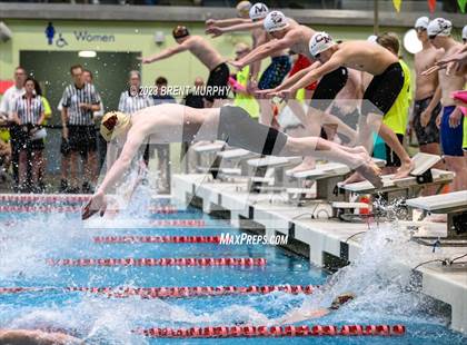 Thumbnail 3 in CHSAA 4A Boys Swimming - State Championship photogallery.