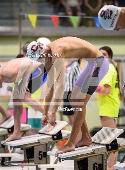 Thumbnail 3 in CHSAA 4A Boys Swimming - State Championship photogallery.