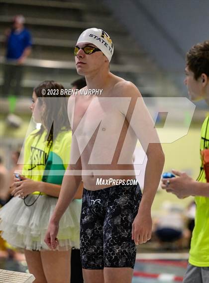 Thumbnail 1 in CHSAA 4A Boys Swimming - State Championship photogallery.