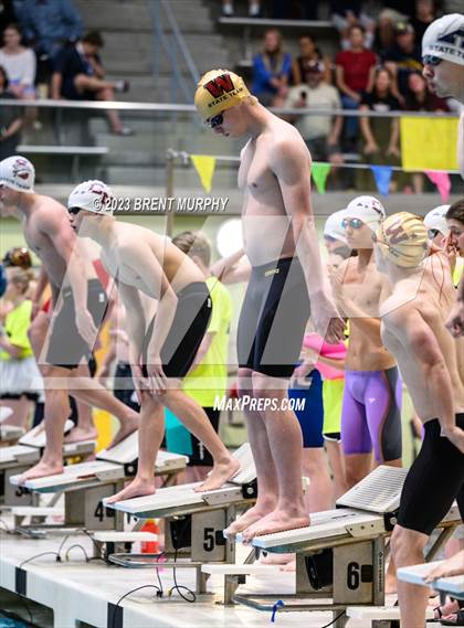 Thumbnail 2 in CHSAA 4A Boys Swimming - State Championship photogallery.